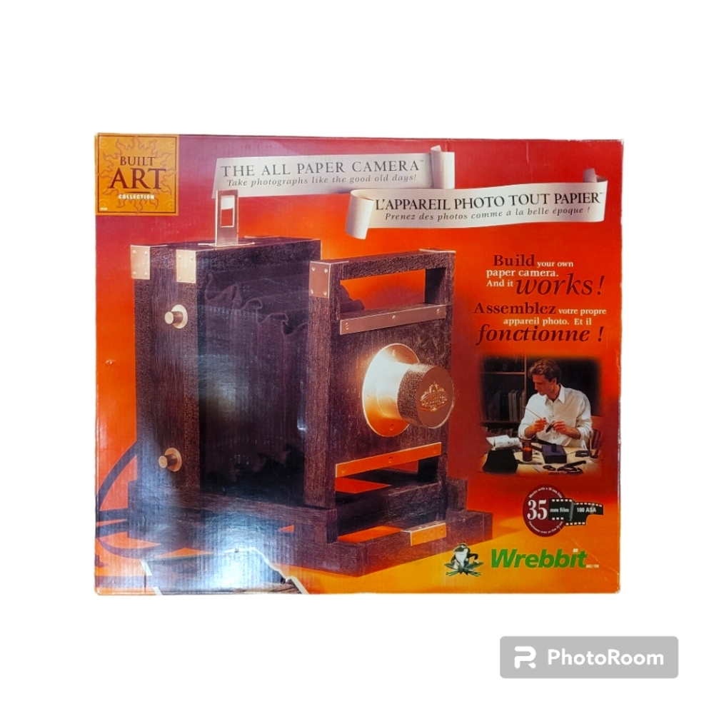 Nib! Wrebbit The All Paper 35mm Camera 1997 Assemble It And It works